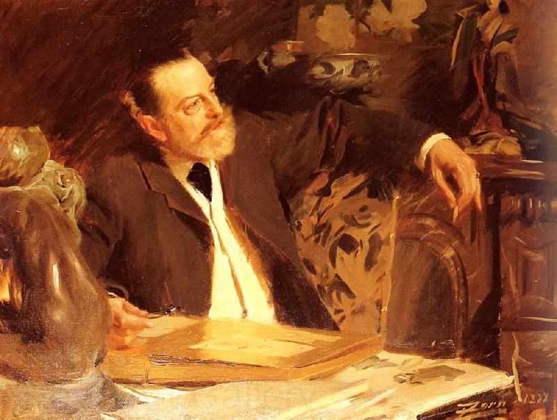Anders Zorn Antonin Proust Spain oil painting art